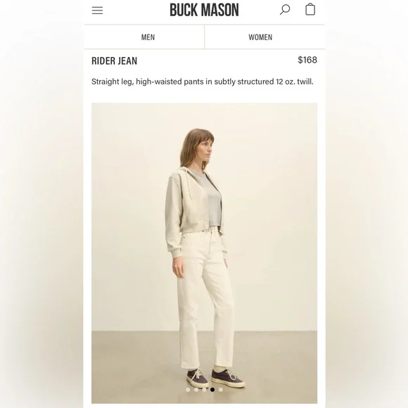 Women’s Buck Mason Rider Jean - Picture 3 of 6